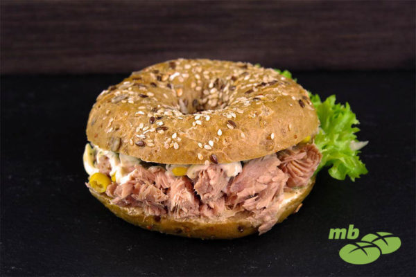 Mehrkornbagel mit Thunfisch - meinbroetchen - Casual Business Food ...