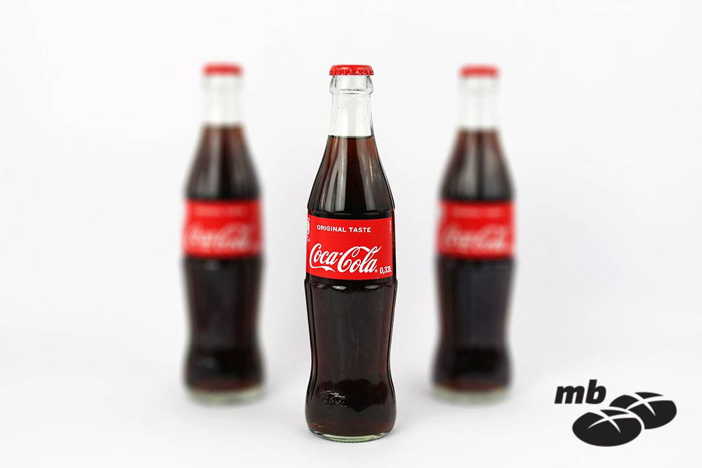 Gläser u. Flaschen: Coca-Cola Getränkespender