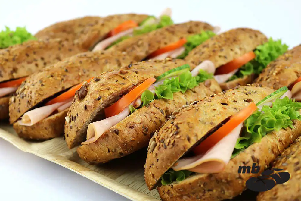 belegtes Brötchen mit Putenbrust – Mein Brötchen Bremen