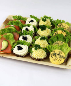 16er Canapés Platte Hansa