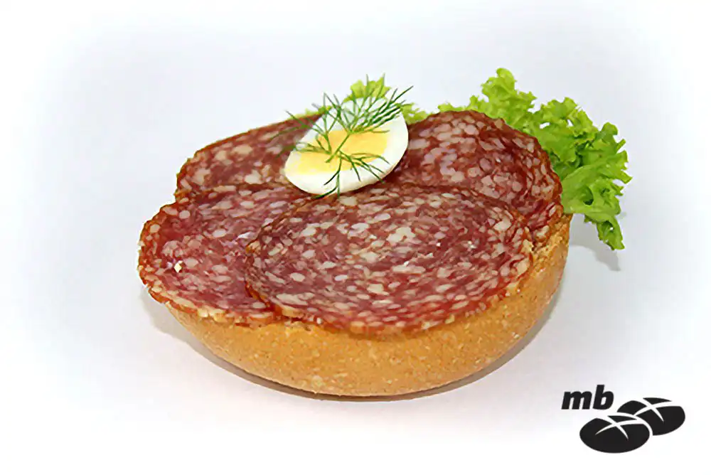 Brötchen mit italienischer Salami