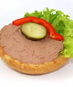 Brötchen mit Kalbsleberwurst