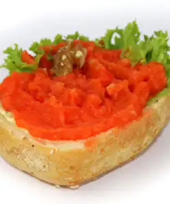 Brötchen mit Paprikapaste Vegan