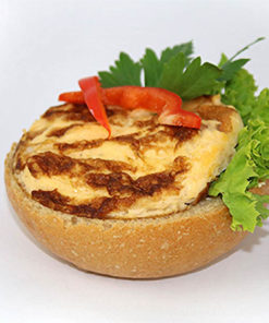 Brötchen mit Rührei