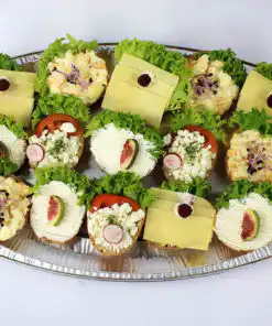 Laktosefreie Brötchenplatte